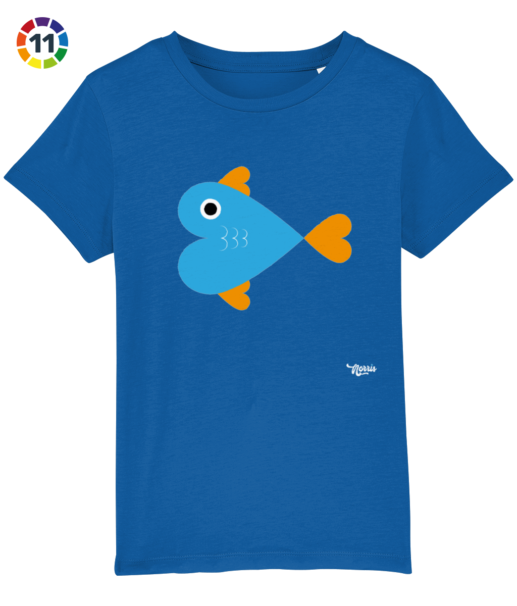 Blue Fish T Shirt - Kids