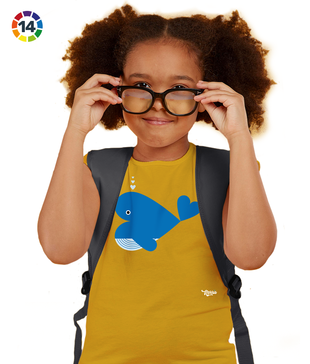 Wilber Whale Kids T Shirt