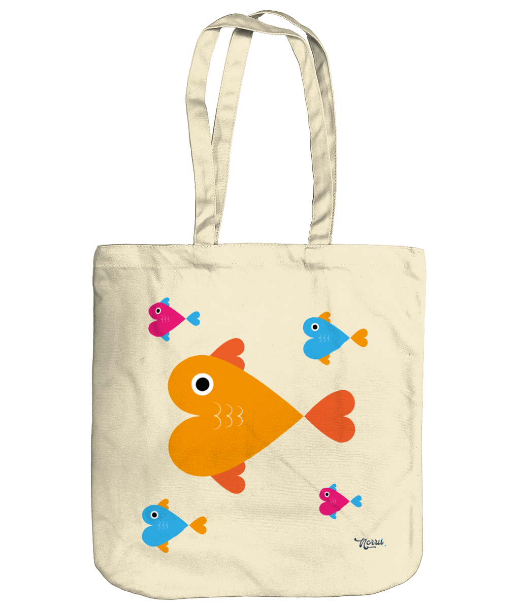 Goldfish Organic Tote Bag Norris World