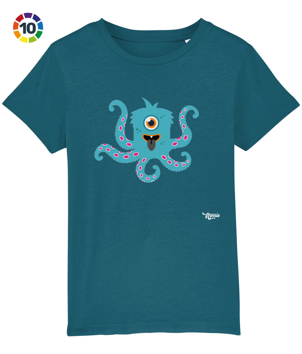 Sea Monster Kids T Shirt
