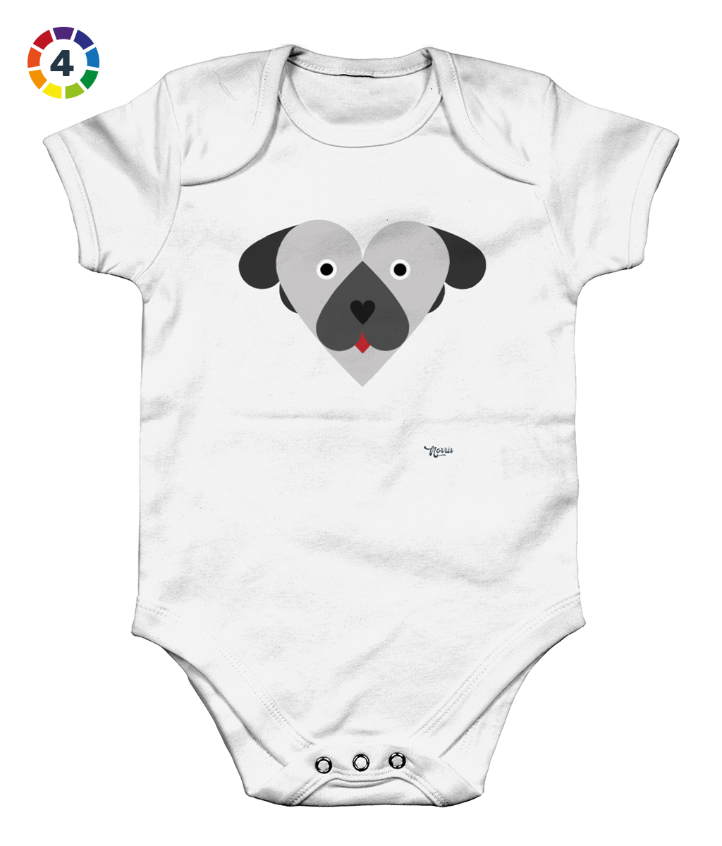 Woof Baby Grow White